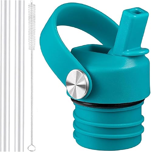 Miniatura 1 de Tapa de popote para Hydroflask, tapas con popote para Hydro Flask de boca estándar de 18, 21, 24 onzas, tapa deportiva de repuesto para tapa