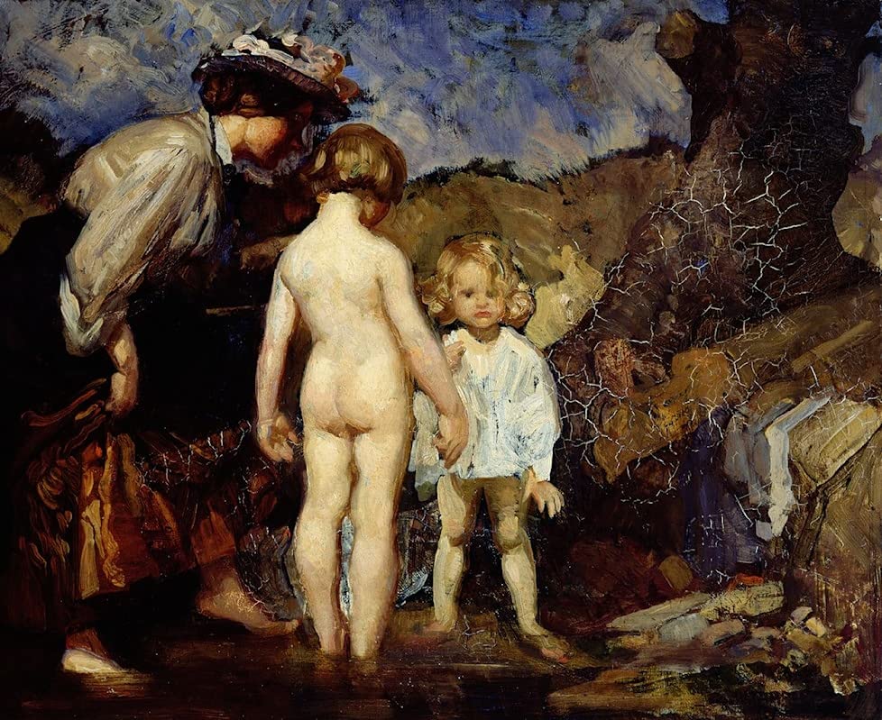 Cuadro en lienzo decorativo Lo Stagno de George Lambert, póster artístico de 60x90cm para oficina