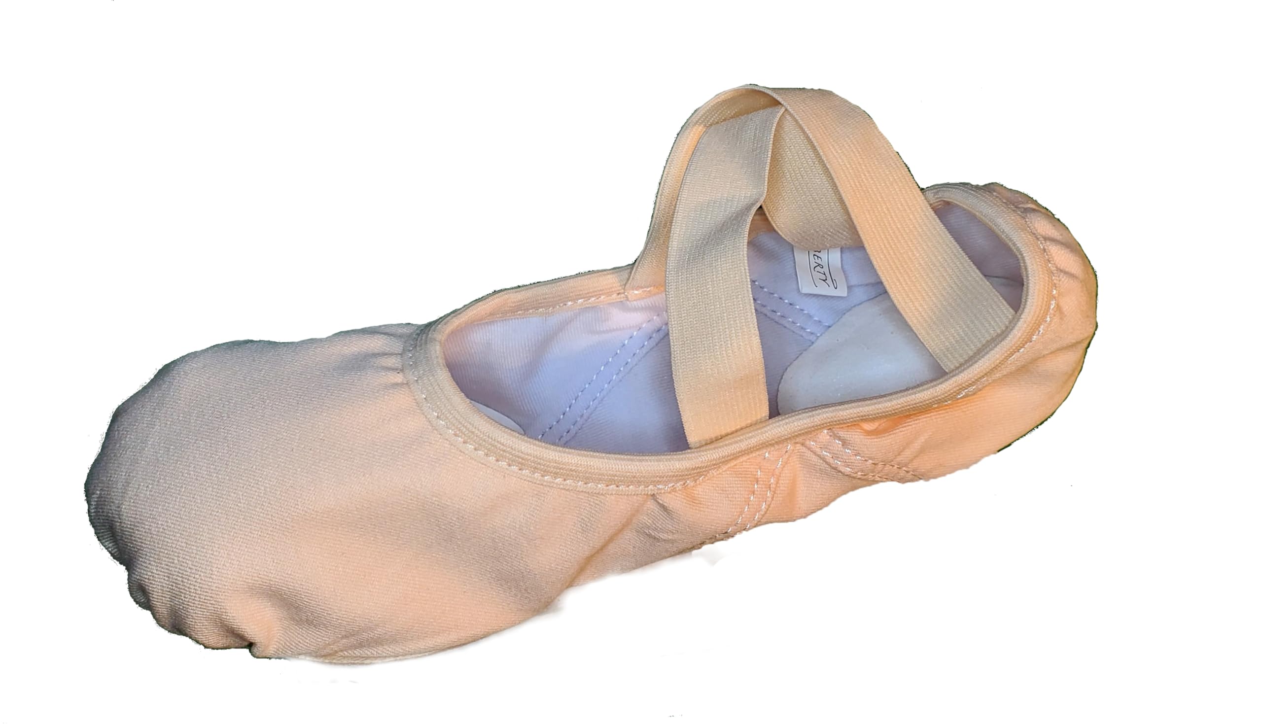 Gaynor Minden Womens Split-Sole Stretch Canvas Ballet Dance Shoe (Liberty) (Light Pink, 7.5)