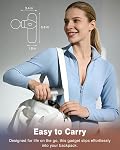 Cotsoco Mini Massage Gun with Heat and Cold, Portable Percussion Pocket-Sized Muscle Massager Gun, Electric Handheld Sport Massager Gun with Carry Case, Best Mothers Day Gift for Mom Dad Men Women (Gray)