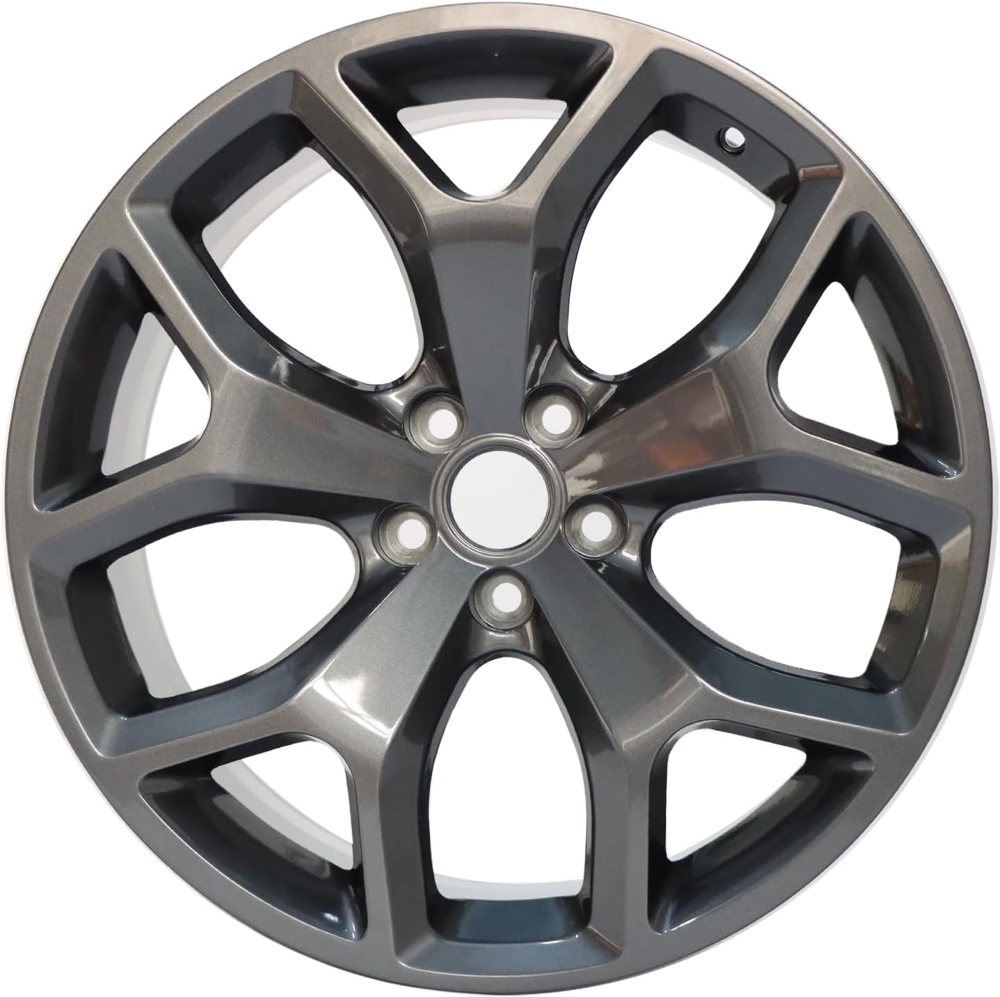 New 20x8" 20 Inch Charcoal Grey Aluminum Alloy Wheel Rim Fits for Dodge Charger Challenger 2018-2019 Chrysler 300 2020 2021 2022 2023, ALY02523U35N