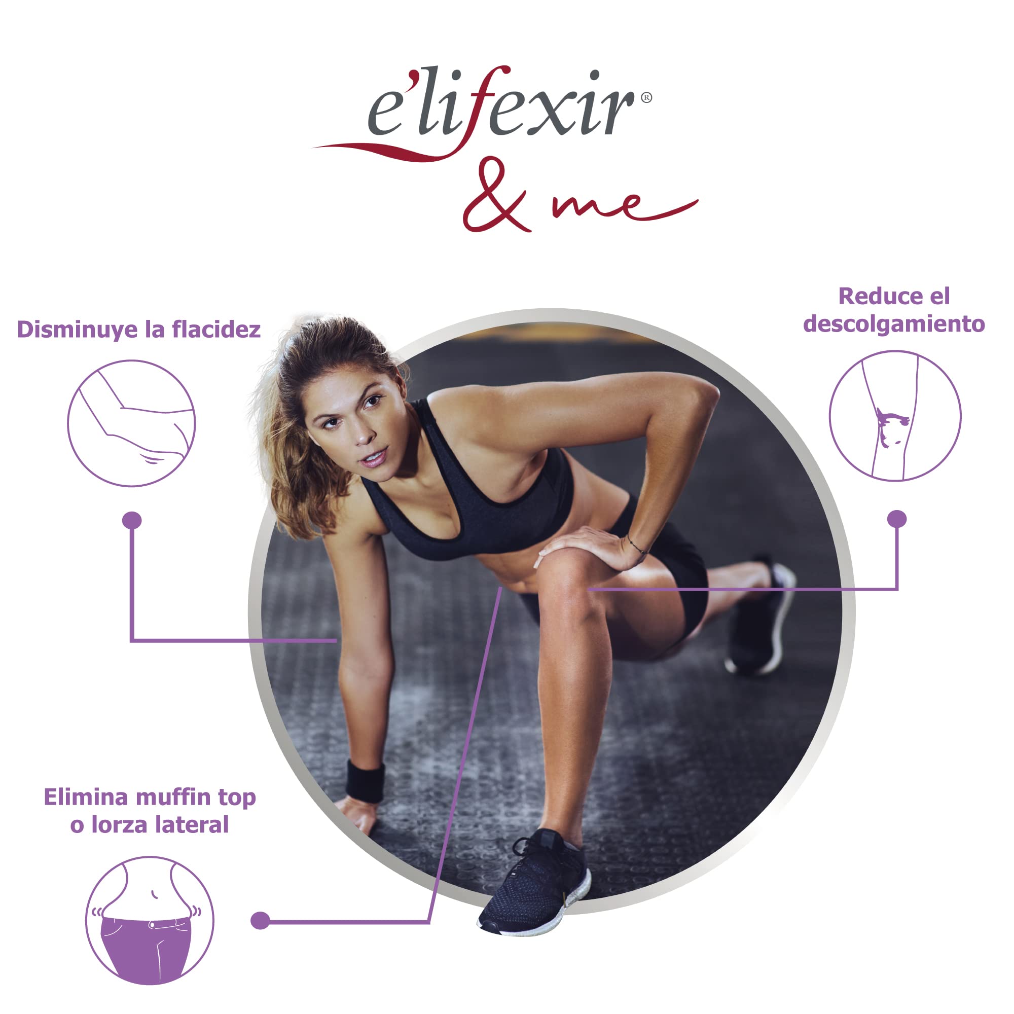 Elifexir Fitness Gel Remoldeador y Reafirmante Corporal, Café Verde, 200 ml