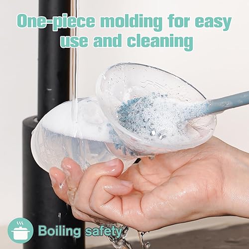 Miniatura 3 de Bumblebee Extractor de leche manual con tapón y tapa para lactancia materna en caja de regalo, silicona de grado alimenticio, libre de PVC y ftalatos