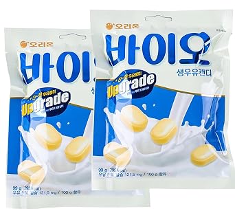 Soft Chewy Milk Candy, Smooth Bite, Non-Sticky - 3.49 oz 99g x 2Pack