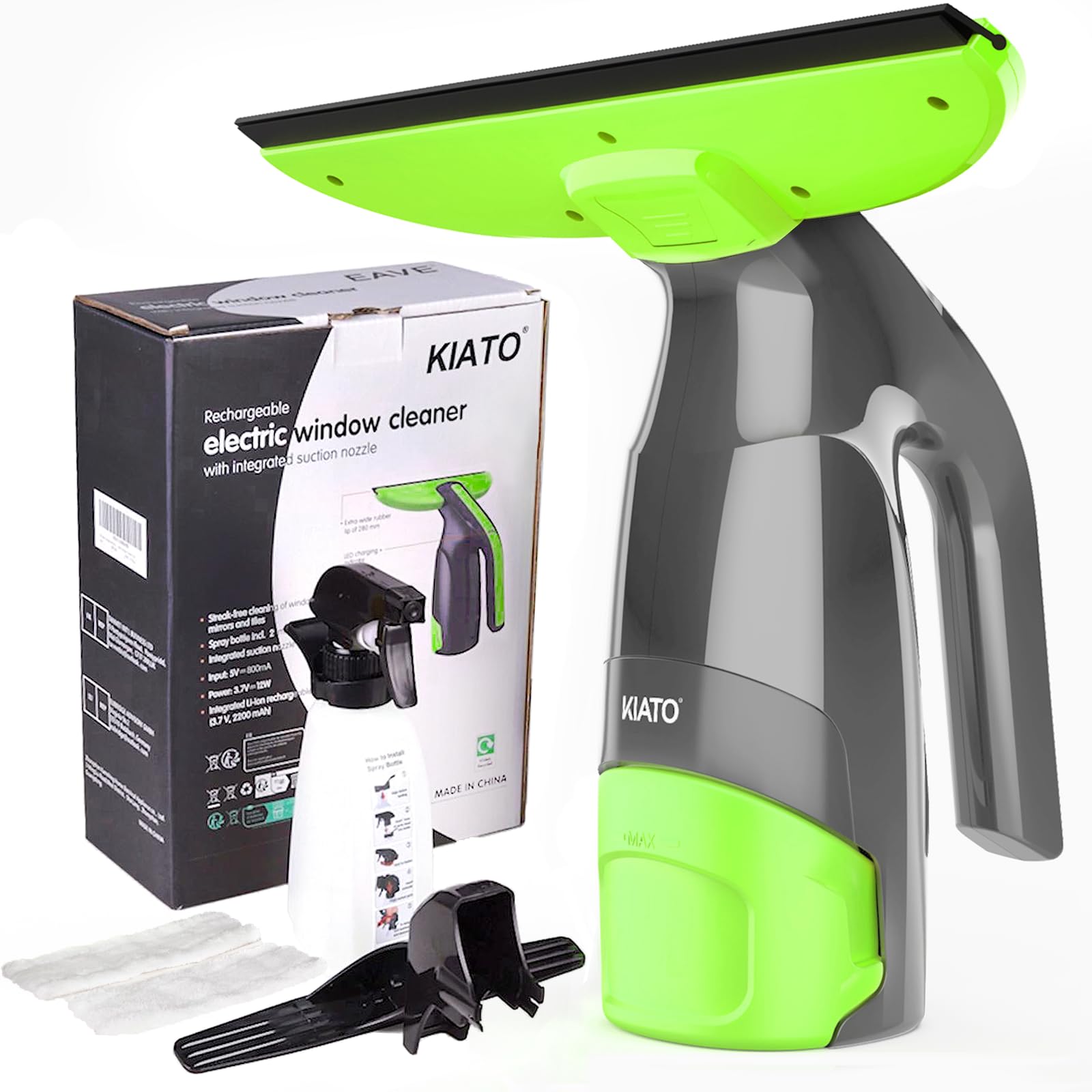 Cordless Window Vacuum Squeegee, Window Vac With Detachable Water - View #2