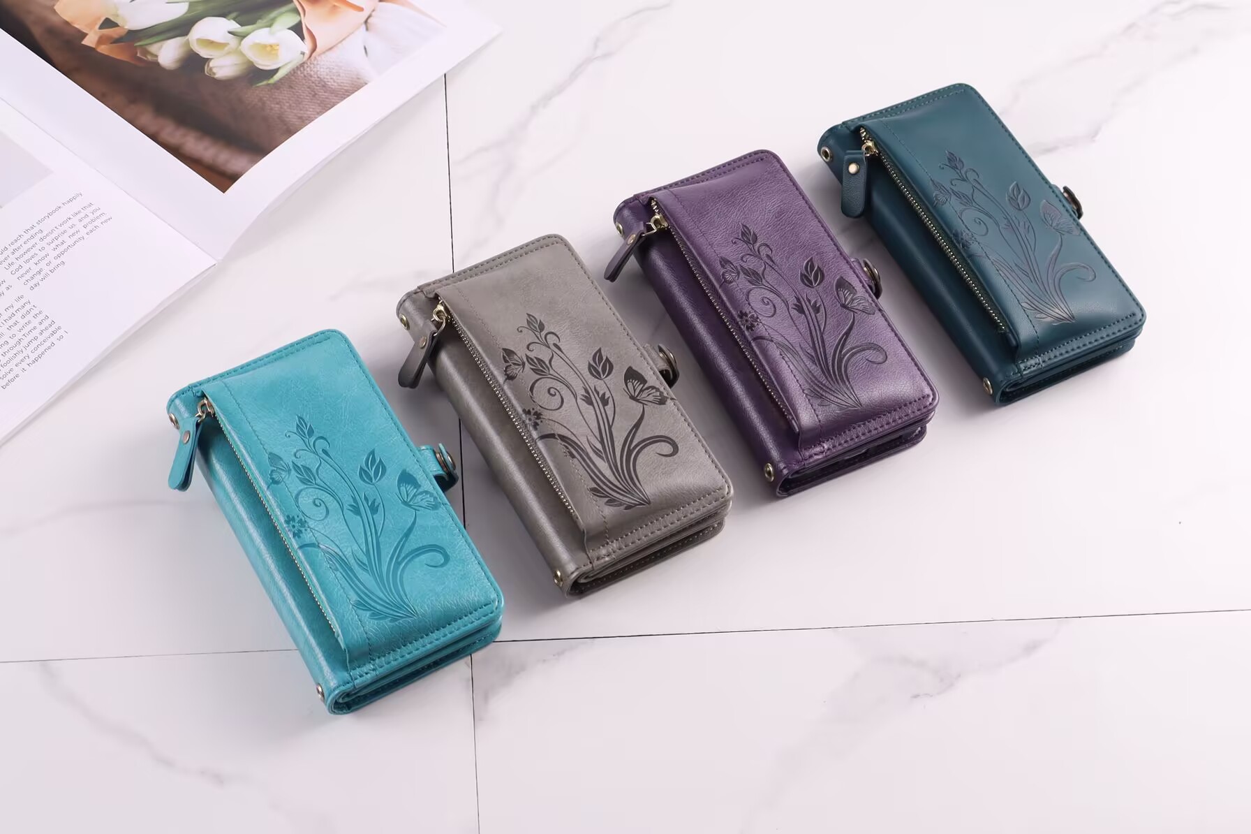 Amazon.com: Lacass for Samsung Galaxy A26 / A17 5G Wallet Case,PU