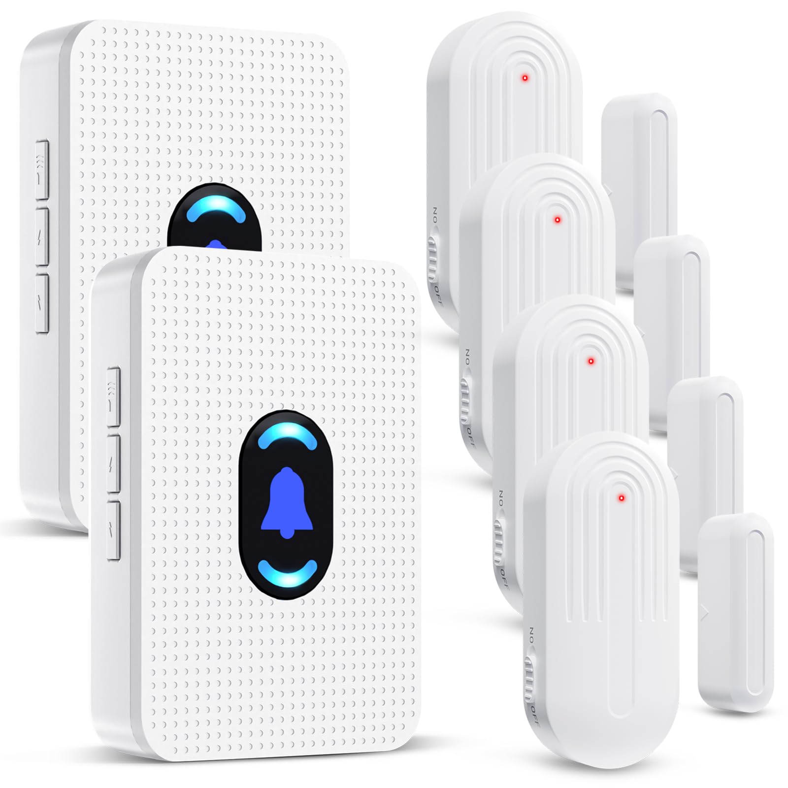 Daytech Wireless Door Sensor Alarm Entry Chime with 980 FT Range for Business Home Office Store Alert - 55 Chimes, 5 Volumes — image 1
