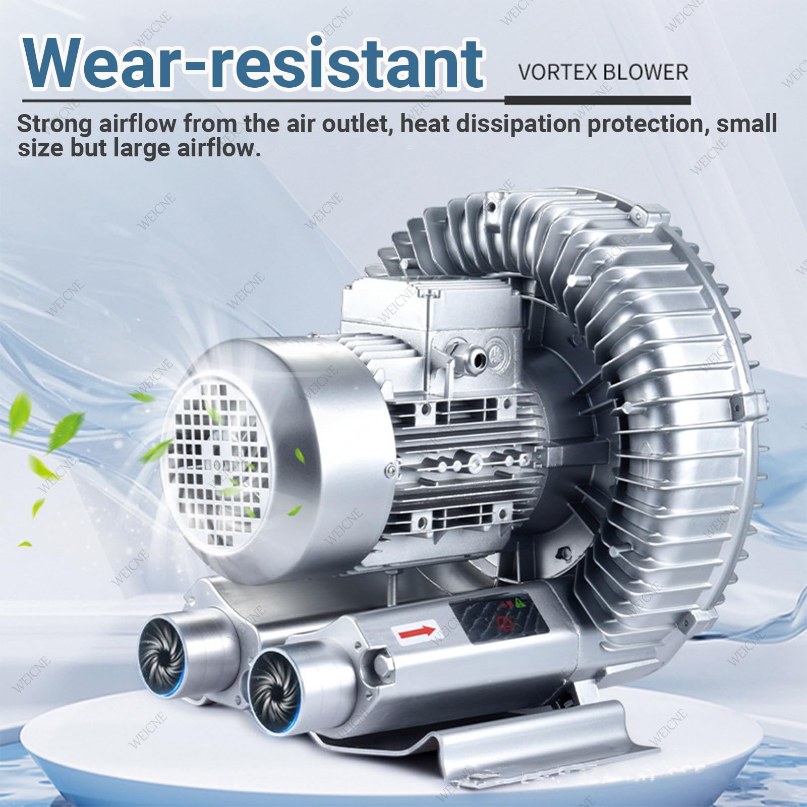 Soplador De Anillo Vórtice Monofásico, Soplador Regenerativo, Bomba De Aire Eléctrica, Soplador De Anillo, para Aireadores De Tanques Sépticos De Estanques Hidropónicos De Acuarios,180W