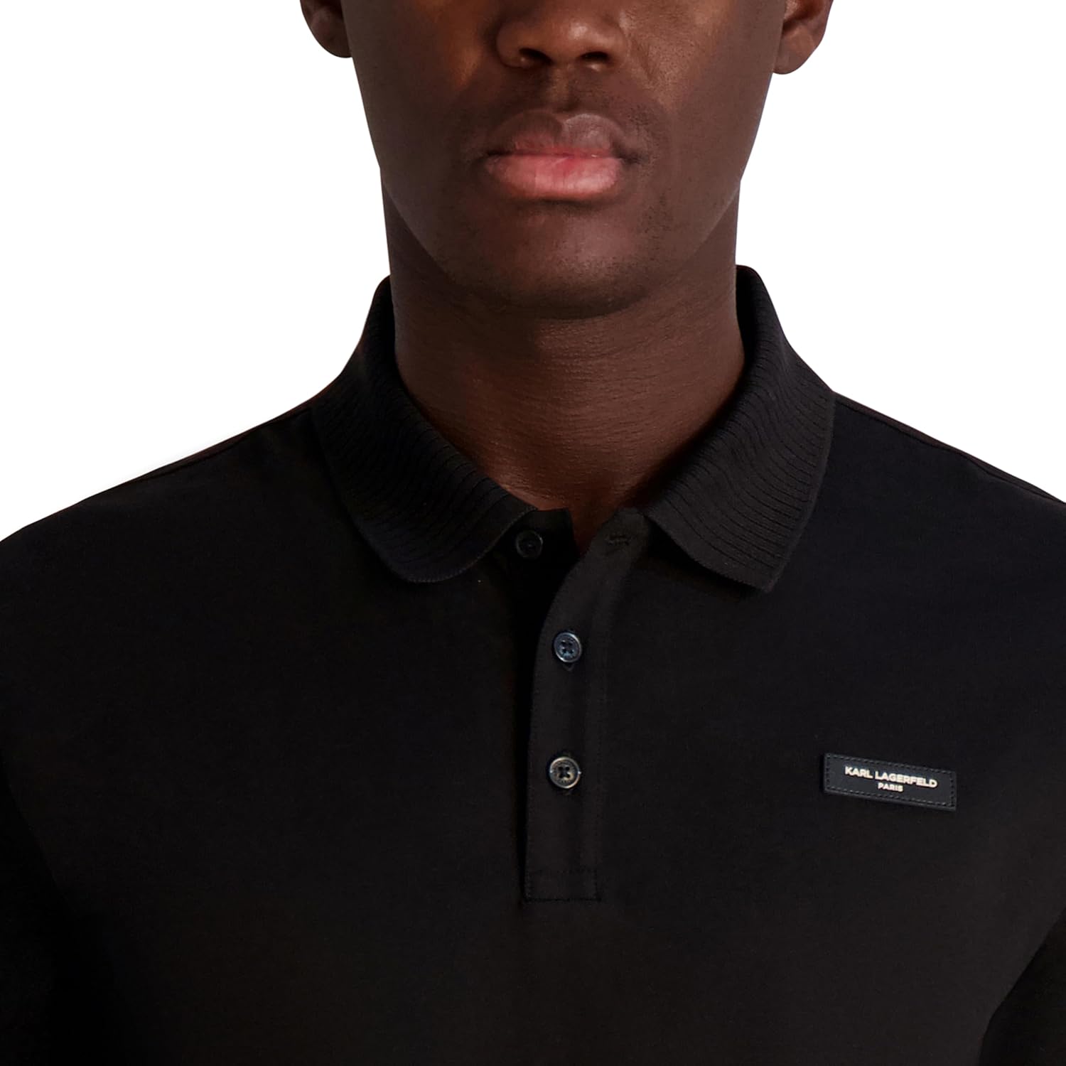 Karl Lagerfeld Mens Basic Short Sleeve Karl Logo Polo - Image 5