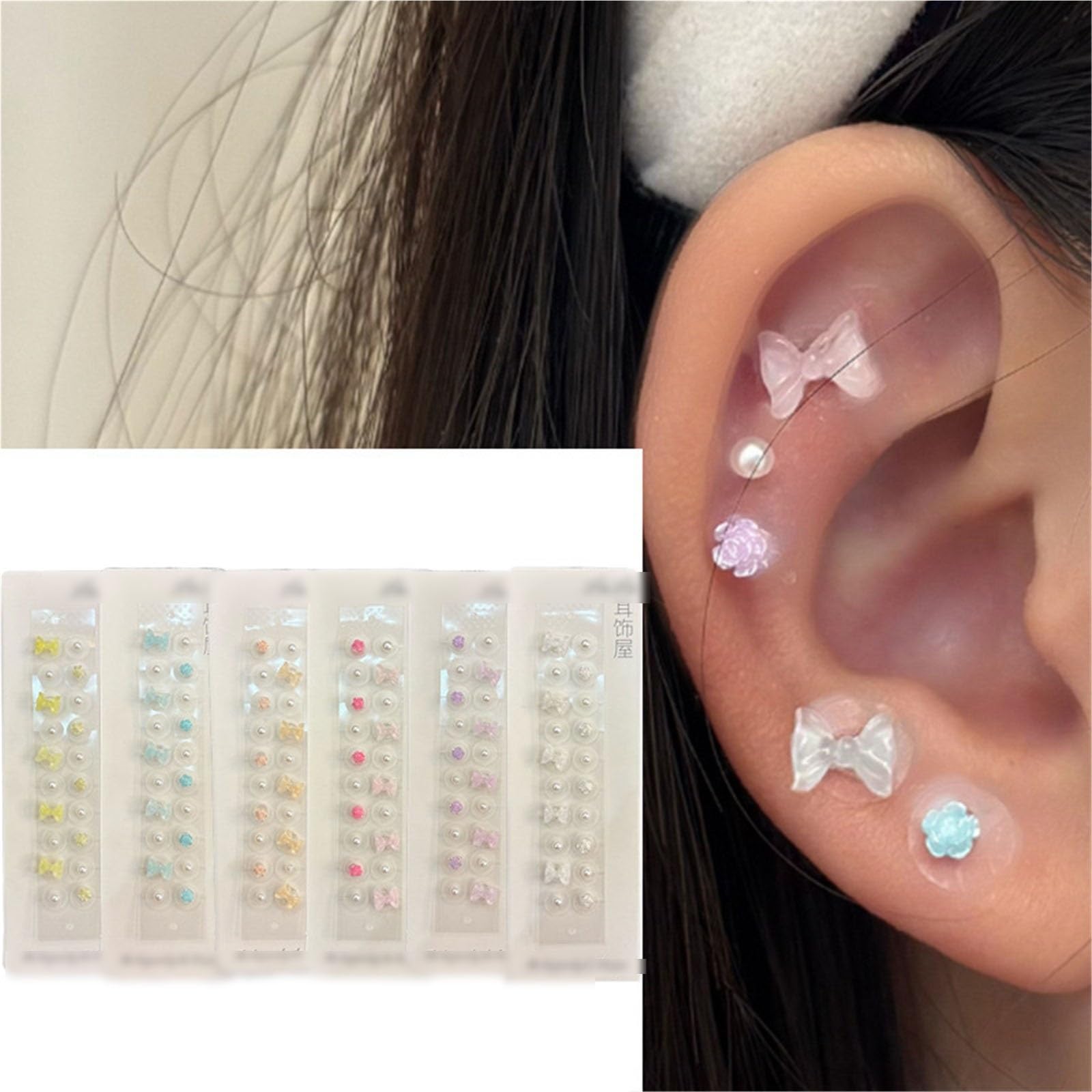 No Invasivo Semillas Prensa Orejas Bienestar Relajación Acupuncture Semillas De Oreja Joyas Desechables Decorativas Acupuntura Auricular Alivia La Tensión(Assorted – 120 pcs)