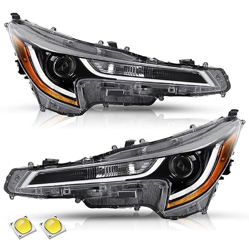 Headlight Assembly for 2020 2021 2022 Toyota Corolla L/LE with
