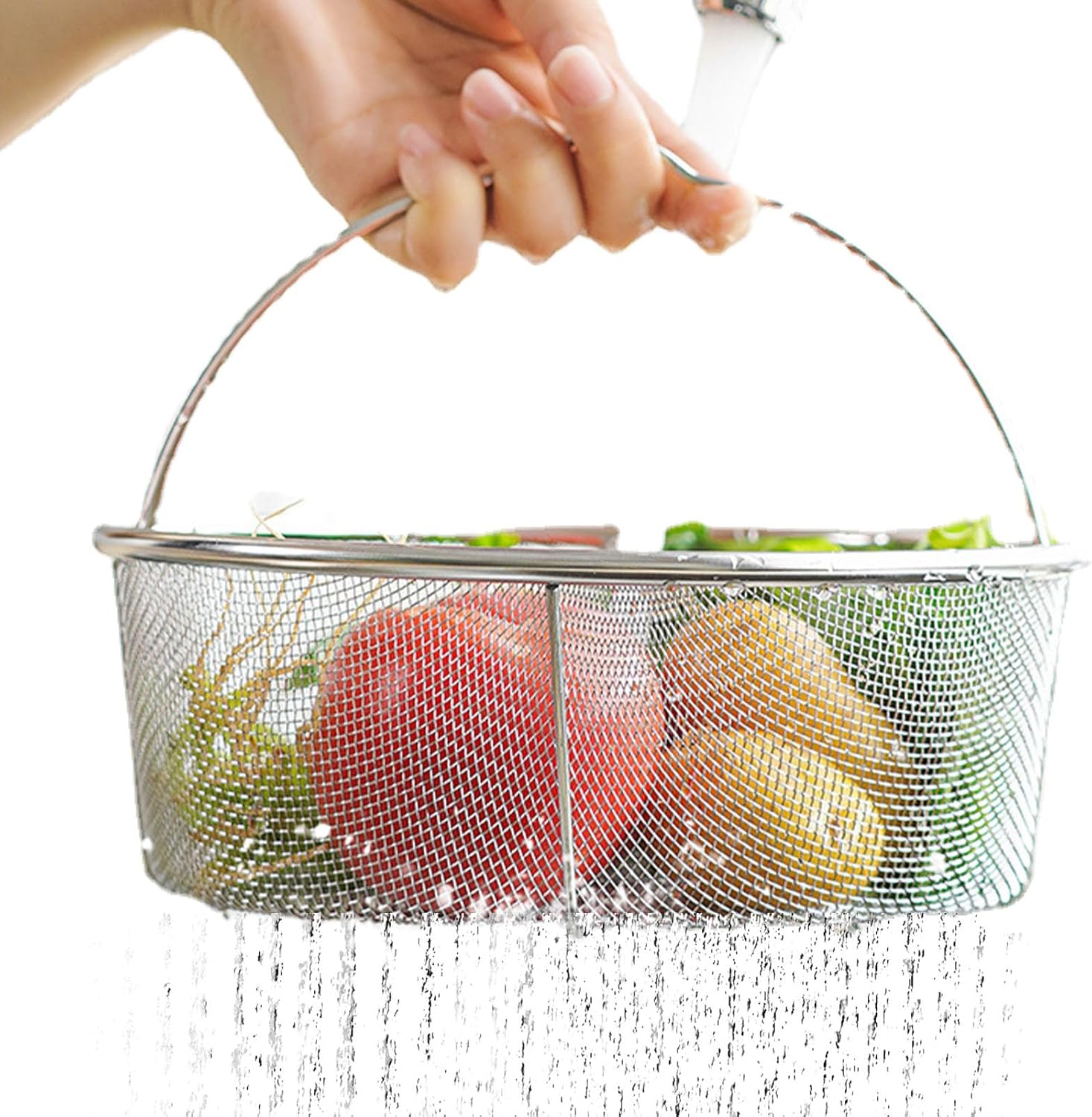 Steamer Basket, Stainless Steel Pot Steamer, Strainer Pot