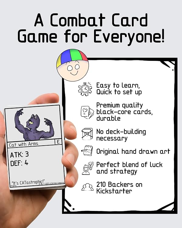 A Normal Card Game: Original Edition – Battle Royale Strategy Card Game for Ages 13+, 2-4 Players, Portable Party Game for Families and Groups by A Normal Card Game - Image 2