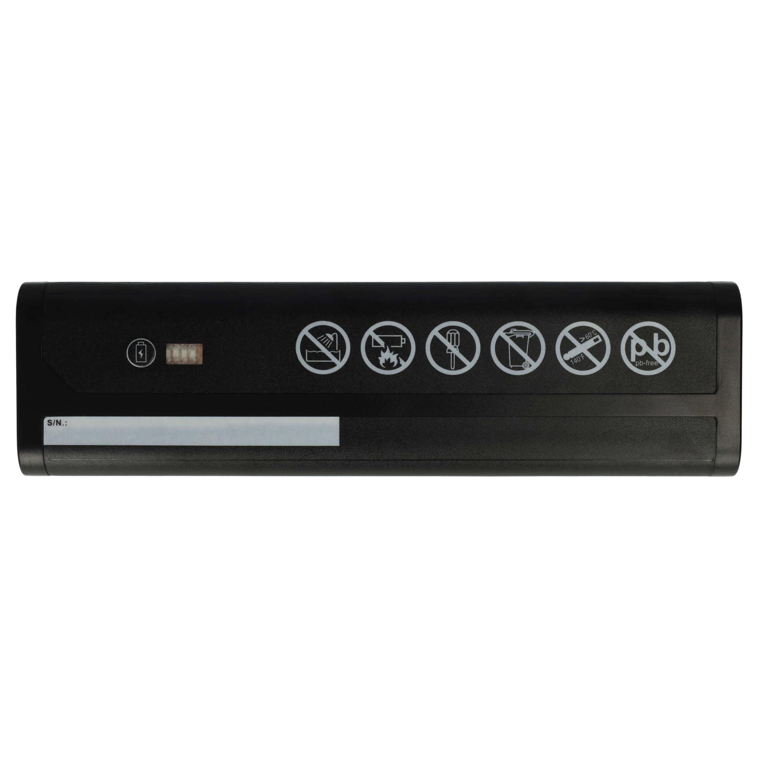 vhbw batteria compatibile con TekTronix REI DPA-7000, TPS2012B, TPS2000B, TPS2024B, TPS2014B dispositivo di misurazione (7800mAh, 11,1V, Li-Ion)