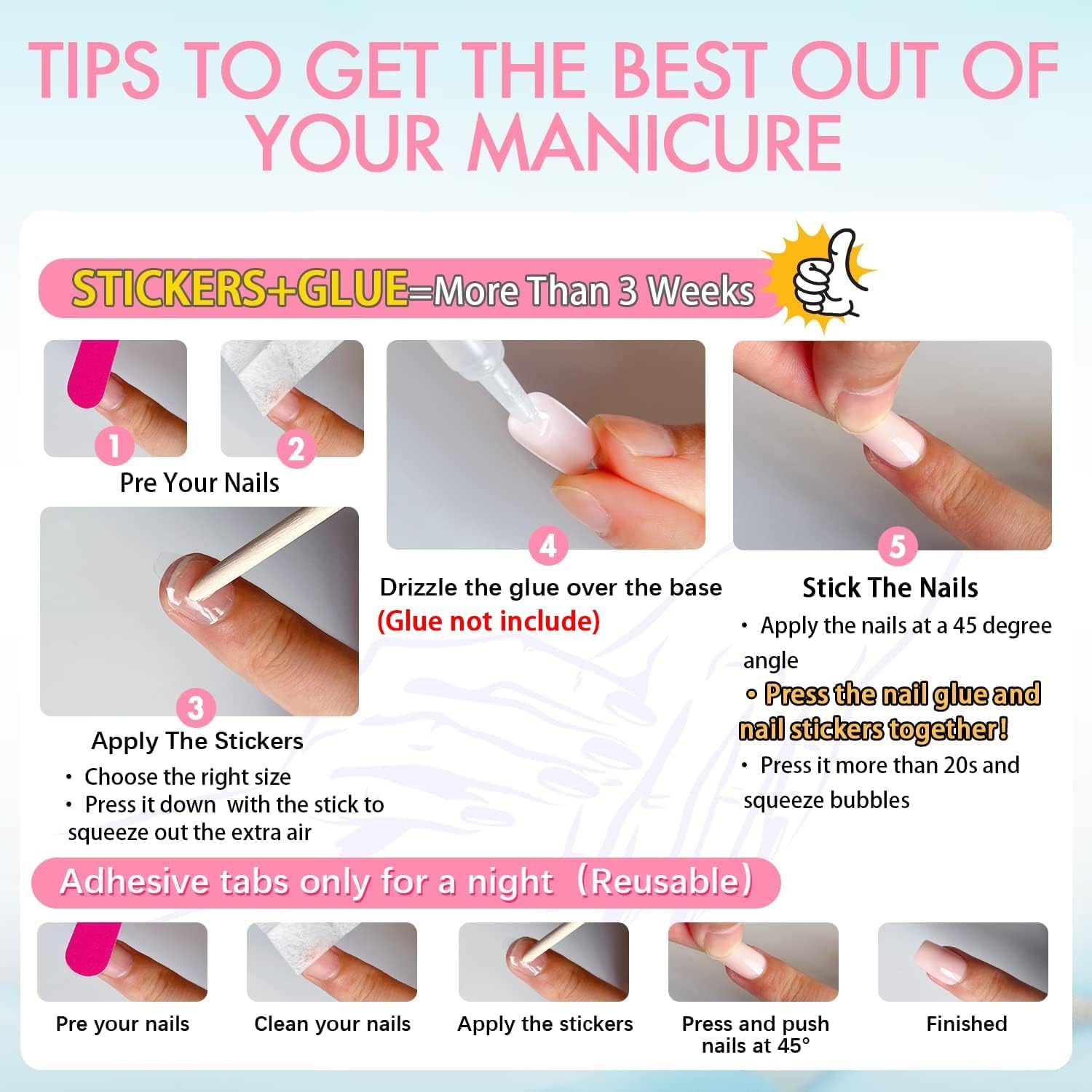 SXVME Matte White Press on Nails Short Square, Short False Nails Coffin, Natural Velvet White Fake Nails Set - Image 4
