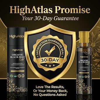 Black Seed Oil, 250ML Cold Pressed Organic, Nigella Sativa Black Cumin Seed Oil with High Thymoquinone, Omega Rich for Hair, Skin, Joints, Immunity – Non GMO, Vegan, Kalonji Oil