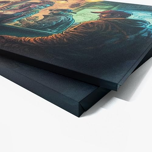 Miniatura 5 de Sense Canvas Bar Urban Graffiti 1 - Lienzo decorativo para decoración del hogar, póster grande de 40 x 30 pulgadas, 0.75 pulgadas