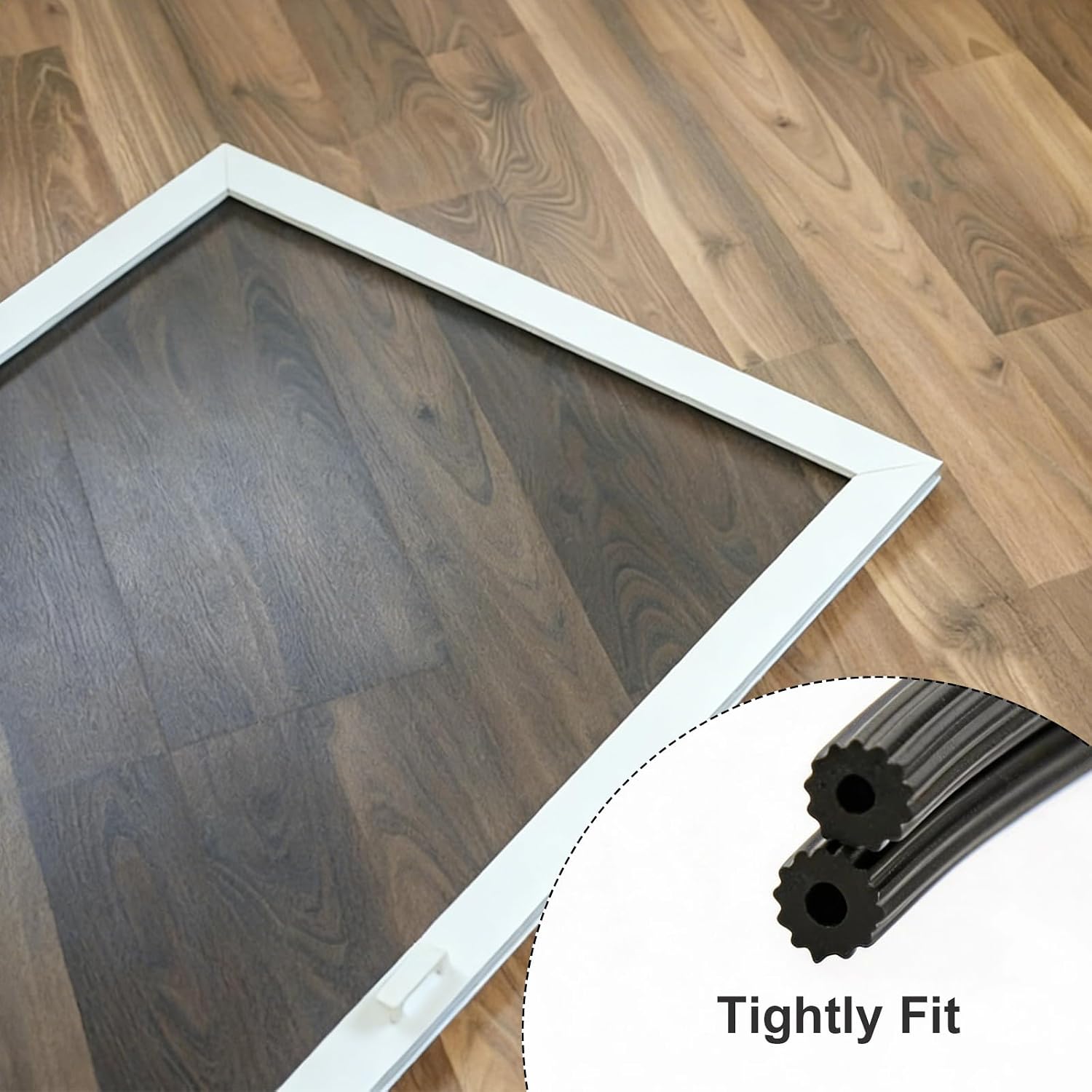 Screen Spline,0.125 in x 262 FT Screen Window Fixing Strip, Window Screen Replacement,Replacing and Installing Windows Screens,Black (0.3cm*80m)