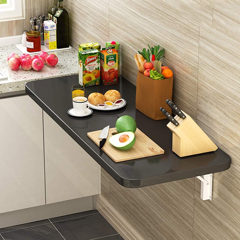Amazon.com: Wall-Mounted Drop-Leaf Table - Folding Kitchen & Dining ...