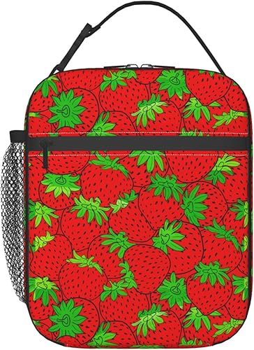 Miniatura 20 de Bolsa de almuerzo para mujeres y hombres, lonchera aislada, reutilizable, a prueba de fugas, para oficina, trabajo, playa o viajes Hamburguesas y