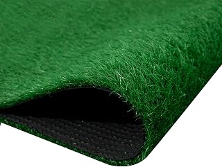 Green Synthetic Artificial Grass Turf 30mm Pile Height, High Density Fake Faux Grass Turf, Natural and Realistic Looking Garden Pet Lawn, Width 2m(Size:2×3.5M)