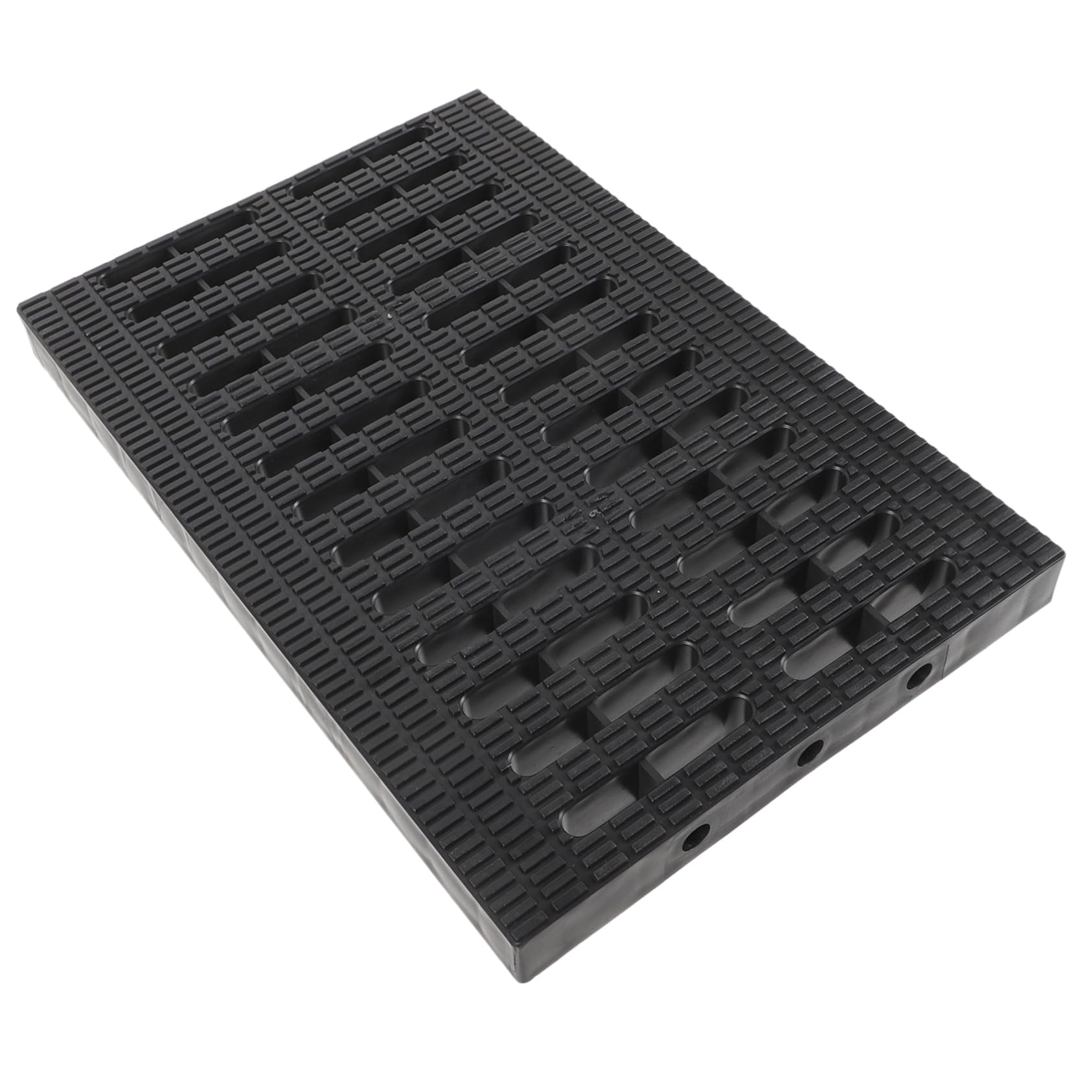 Hemobllo Plastic Drain Grate 12.20X7.87 Inch Rectangular Outdoor Drainage Cover for Kitchen Sewer Yard Garage Channel Grid Easy Clean Durable