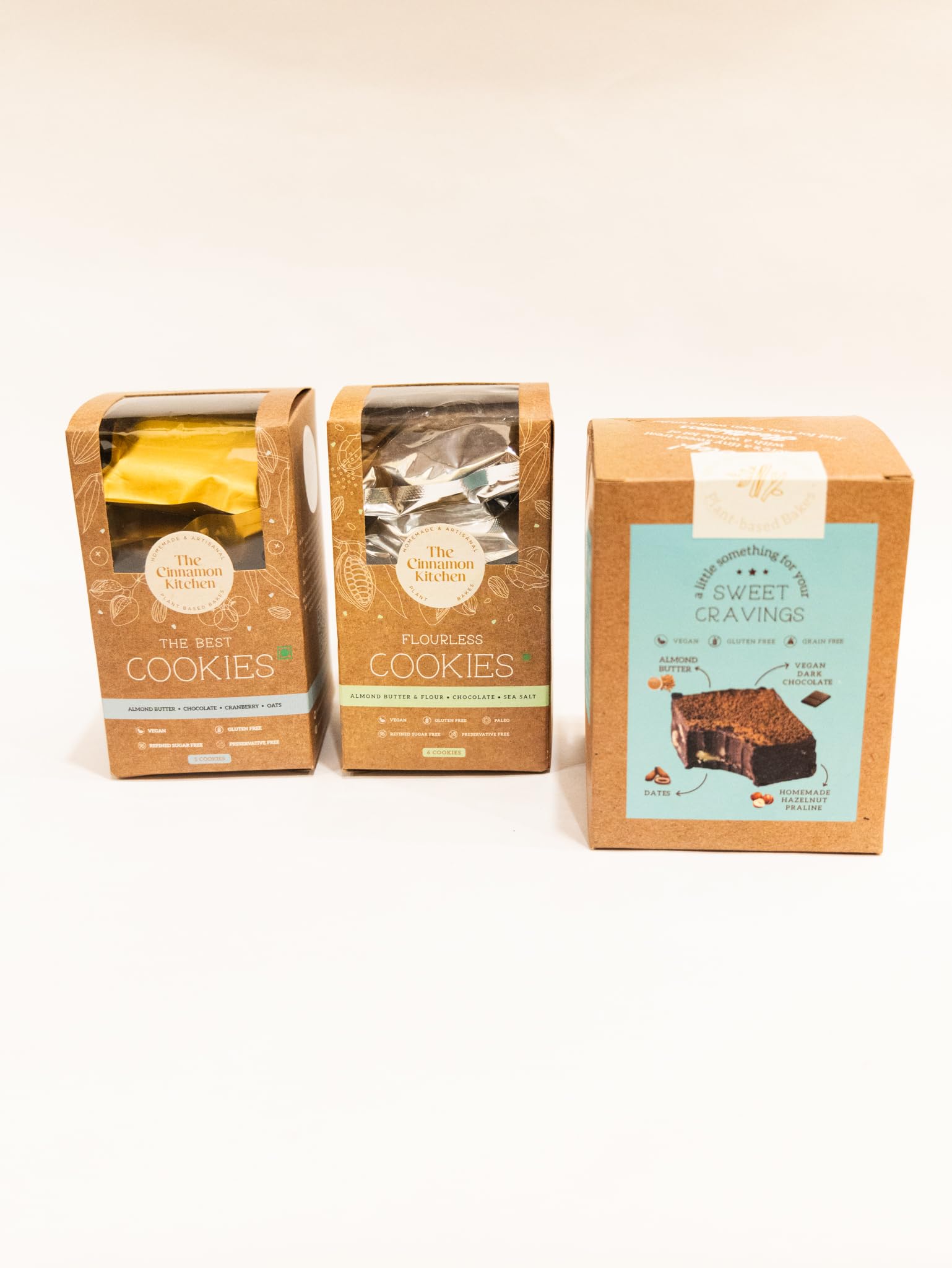The Cinnamon Kitchen Combo - Oh Fudge(5 Fudge), Flourless Almond Butter Cookies (6 Cookies) & The Best 5 Cookies (5 Cookies)|Healthy Snacks|Vegan |Gluten Free|Organic|Refined Sugar Free|PCOS Friendly (B0DCGLRV9P) Amazon Price History, Amazon Price Tracker