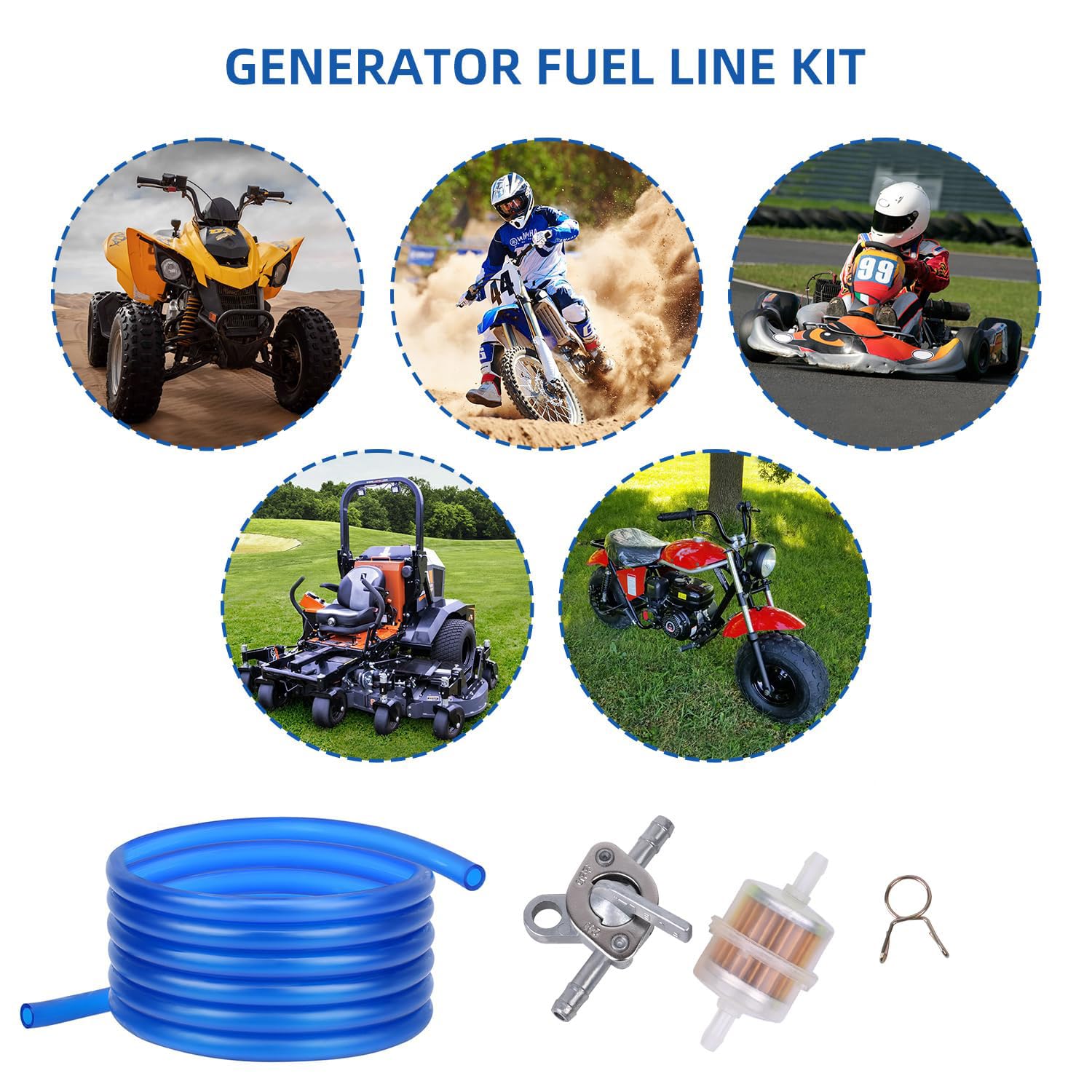 3/16 FUEL LINE FOR 49cc 70cc 90cc 100cc 110cc 125cc Coolster NST