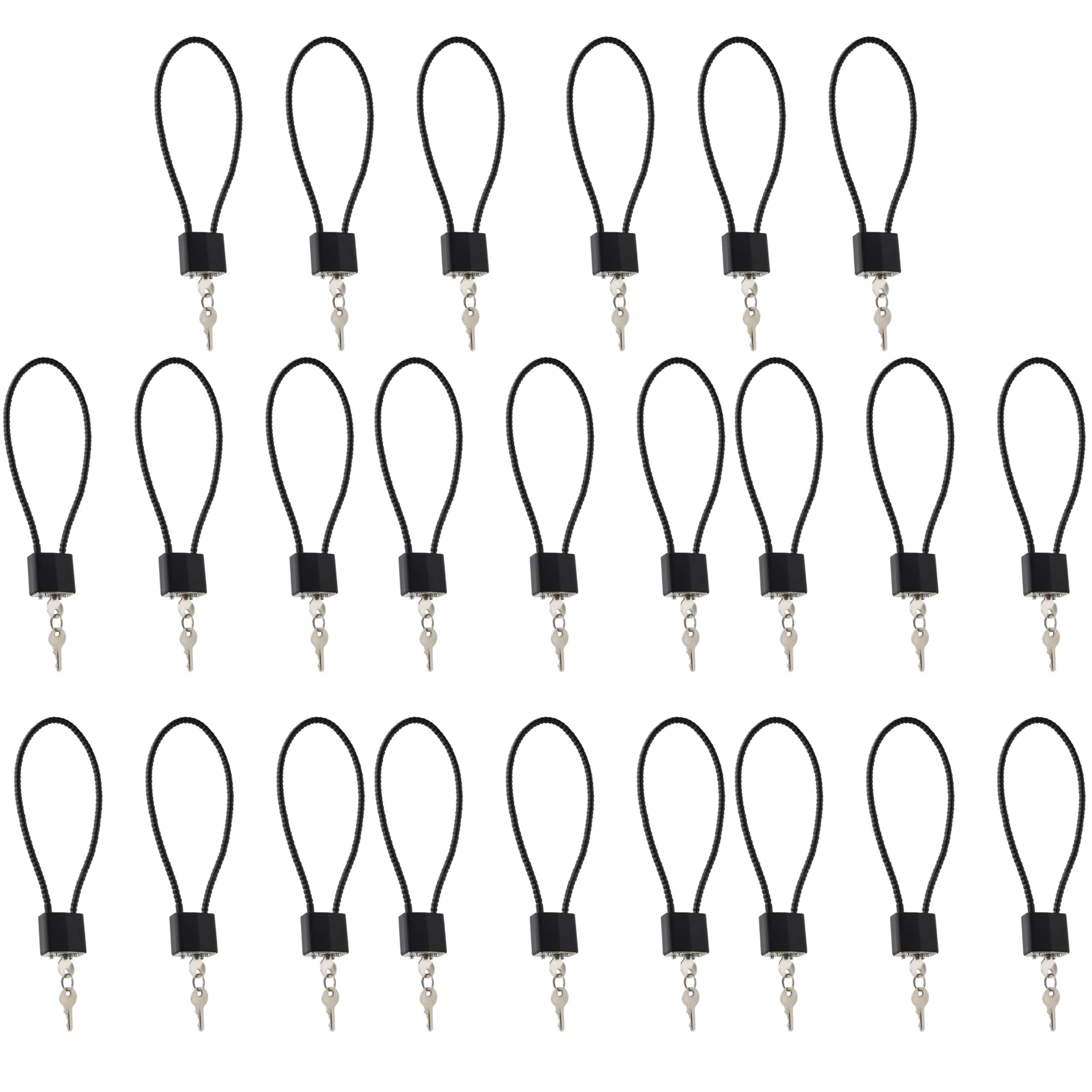 Cable Gun Locks with Keys Hunting Sports- Keyed Alike 15" Cable Gun Safe Lock CA DOJ Approved for Pistols, Handguns, Rifles, and Shotguns, Home, Storage Firearm Locking and Safety