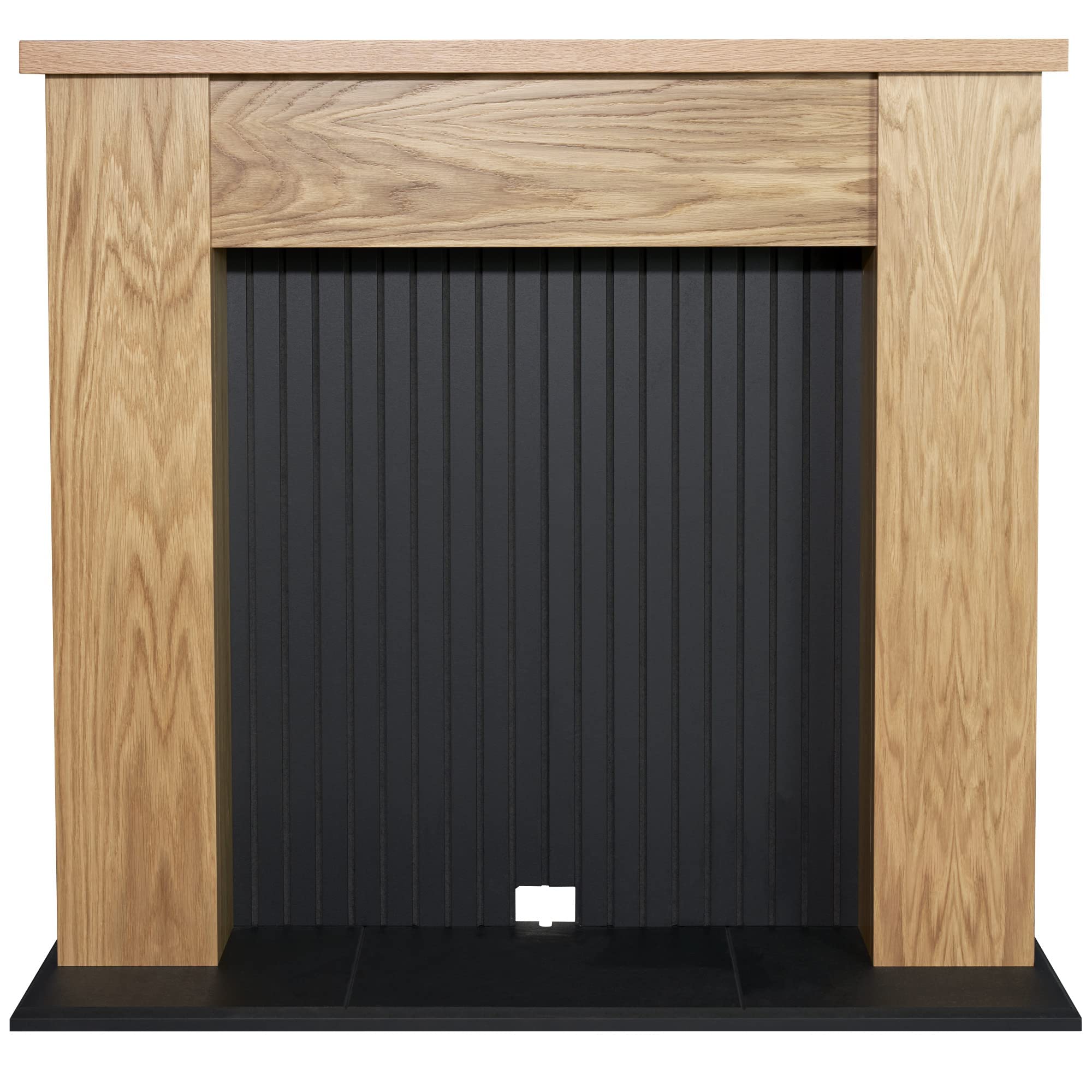 Adam Black New England Stove Fireplace In Oak & Inch Size 48