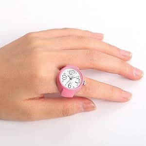 Amazon.com: Ibohevo Watch Rings for Women Finger Waterproof Unisex