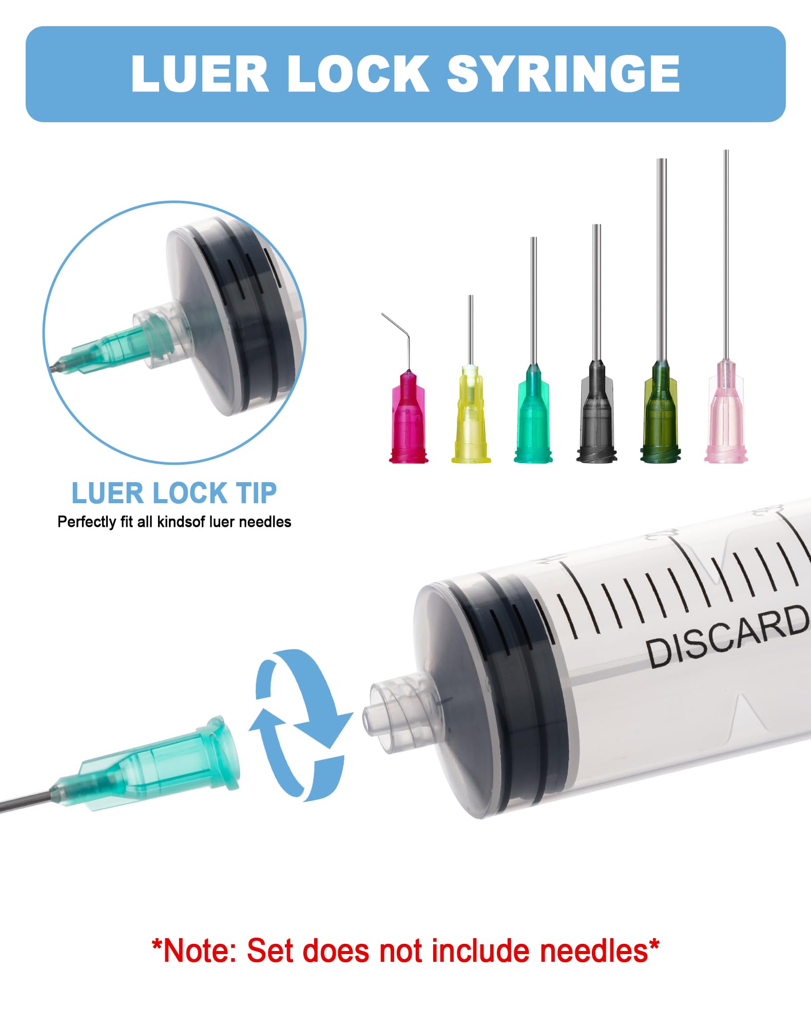 60mL Syringes without Needle, Sterile, Individually Wrapped — Amazon image 3