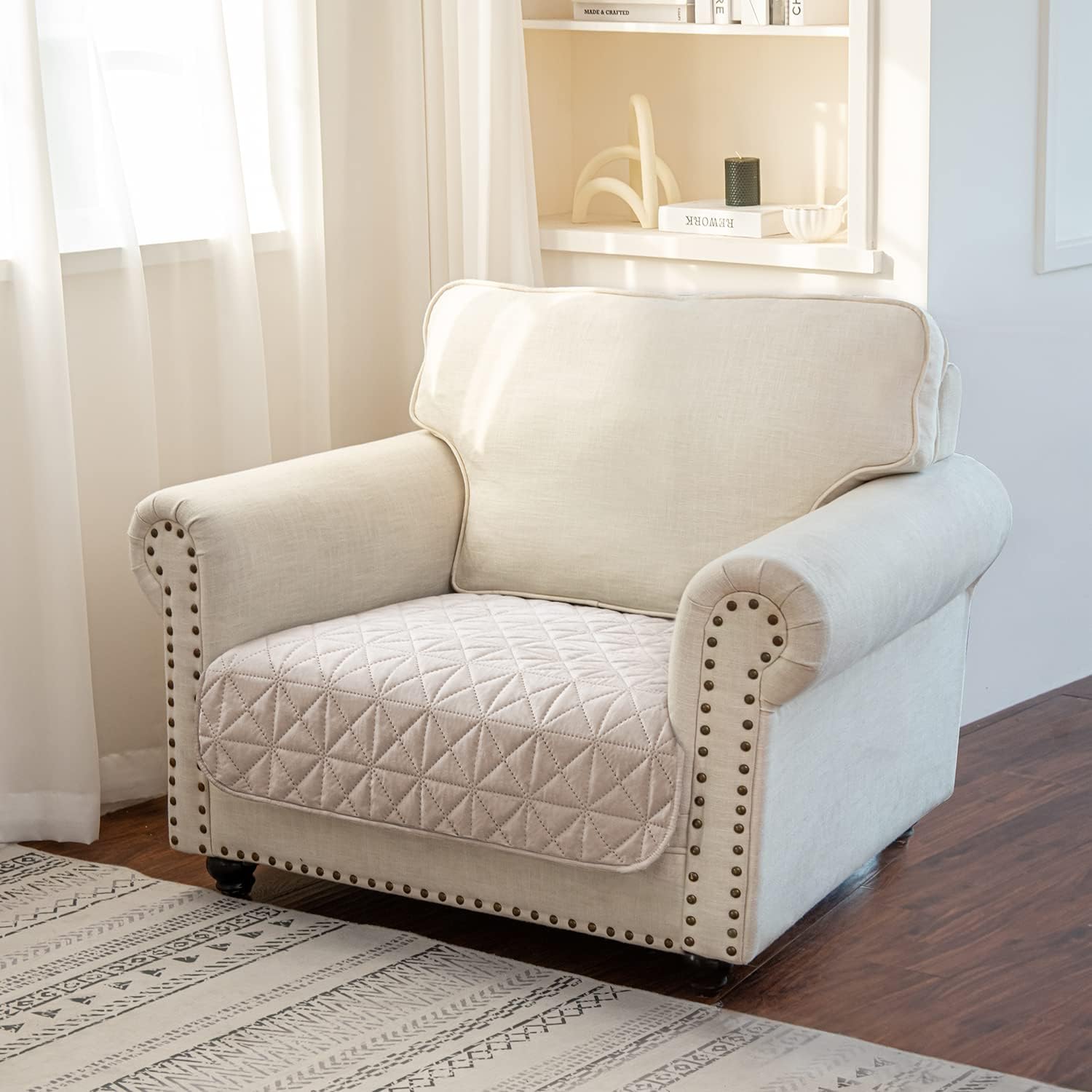 Ameritex Sofa Cover Waterproof for Seats Couch Cover for