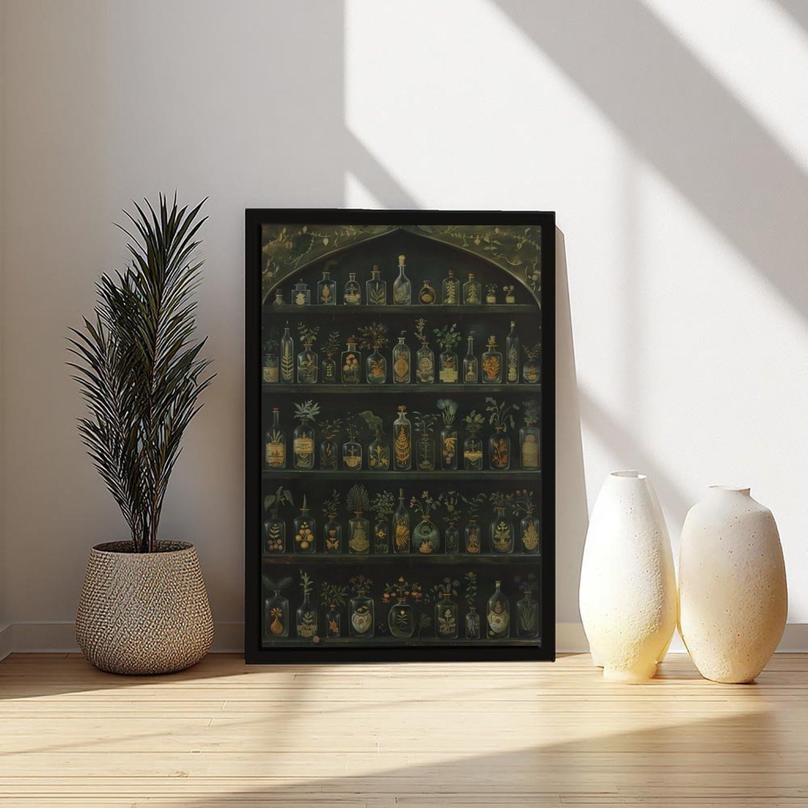 Poster sur toile représentant une potion de sorcière - Décoration de chambre à coucher, bureau, chambre - Cadeau - 30,5 x 45,7 cm (L x l)