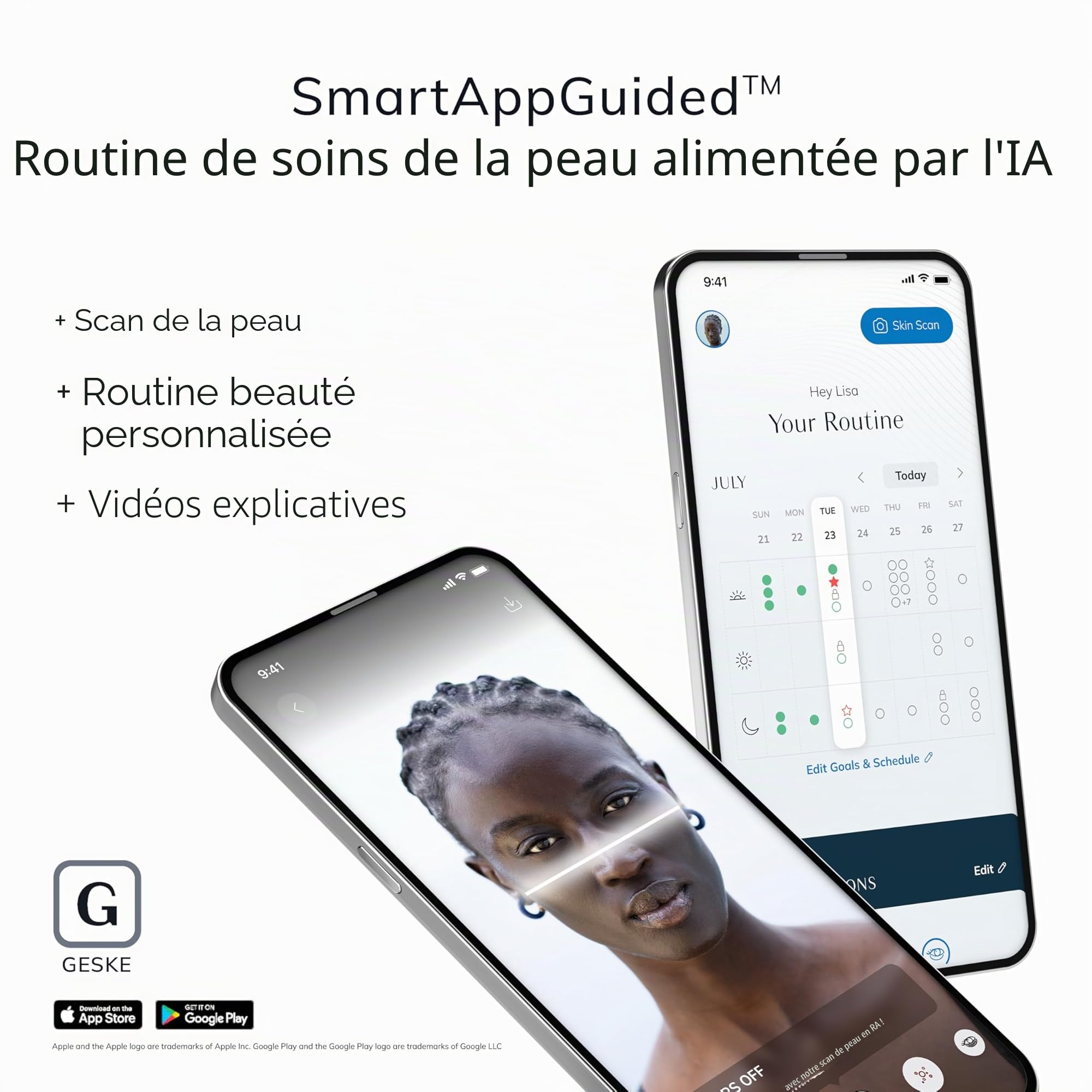 GESKE | SmartAppGuided™ Lip Volumizer & Booster | 6 in 1 | Repulpeur lèvres rapide | Booster lèvres plus pulpeuses | Repulpeur et épaississeur automatique des lèvres | Épaississement lèvres Selfie