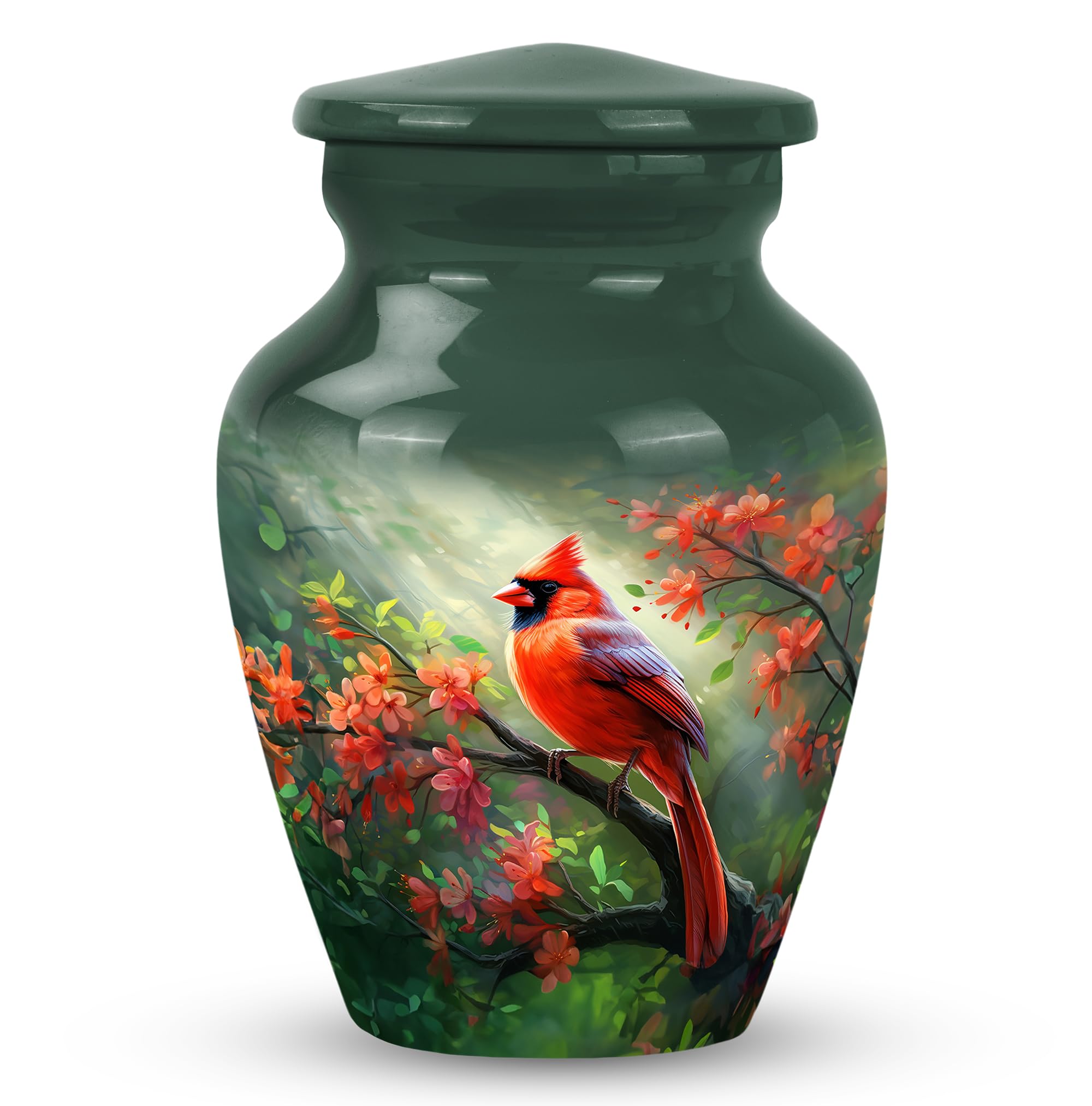Cardinal Urn Human Ashes Cremation Companion Urns - Urns for Ashes Adult Female Mom - Urns for Human Ashes Adult Female - Ashes Urn Adult (size-3nch,1pcs), Natural
