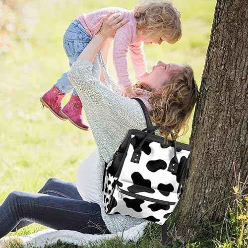 Miniatura 5 de cfpolar Mochila de pañales para maternidad recién nacido bolsas grandes para bebés para mamás papás mochila de viaje impermeable con correas para