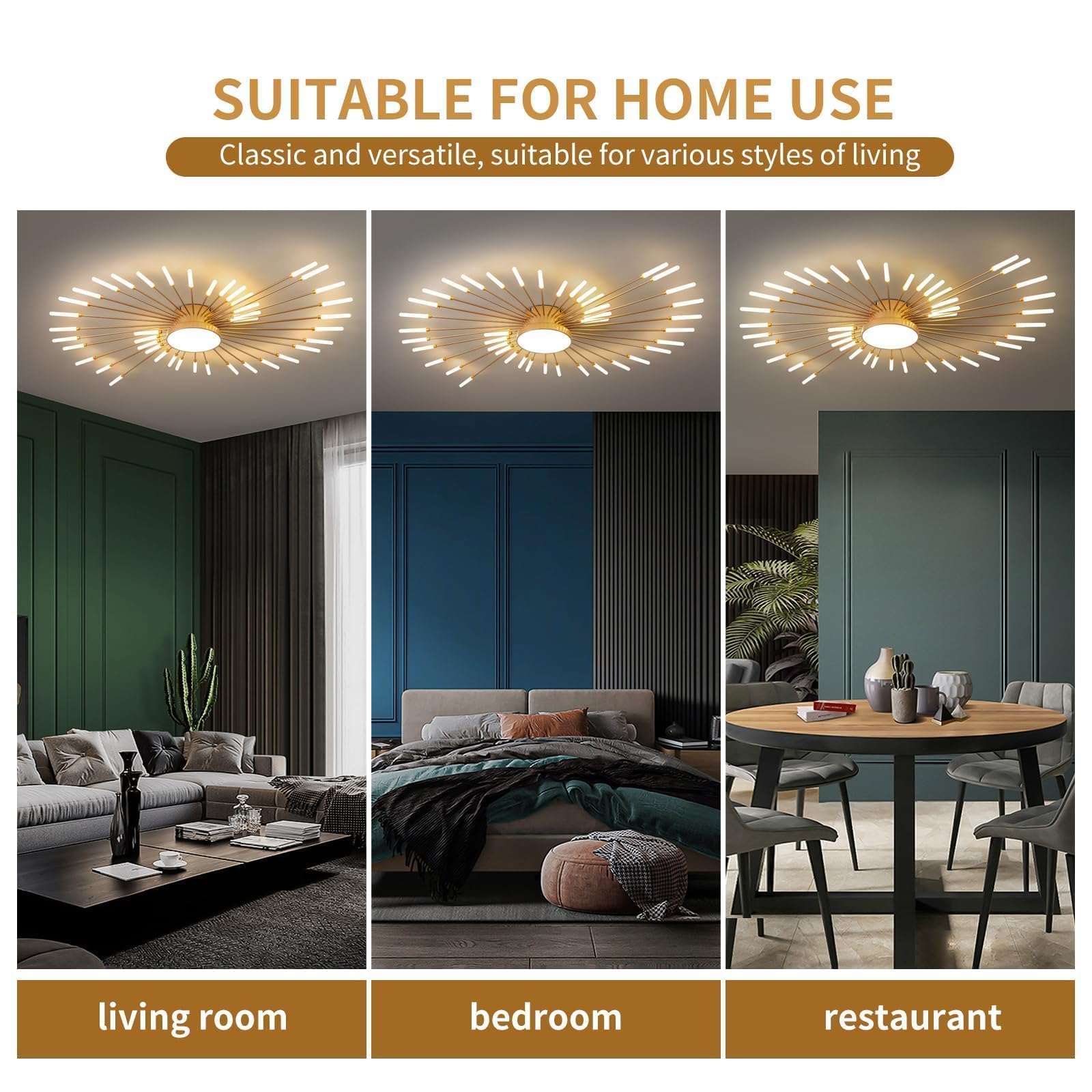 Plafoniera Moderna A Led Dimmerabile,42+1 Teste Lampada Da Soffitto A Incasso In Oro Lampadari Per Camera Dei Bambini Camera Da Letto Soggiorno Luce A Forma Di Fiore3000-6000k Con Telecomando