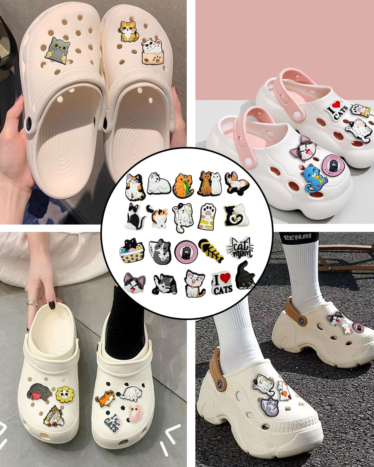 Accessoire Crocs Épingles à Chaussures Décoratives - Breloques En PVC Mignonnes (lot Aléatoire) - Pour Sabots, Sandales, Baskets - Cadeau Fille, Femme, Enfant Pins Crocs AliExpress