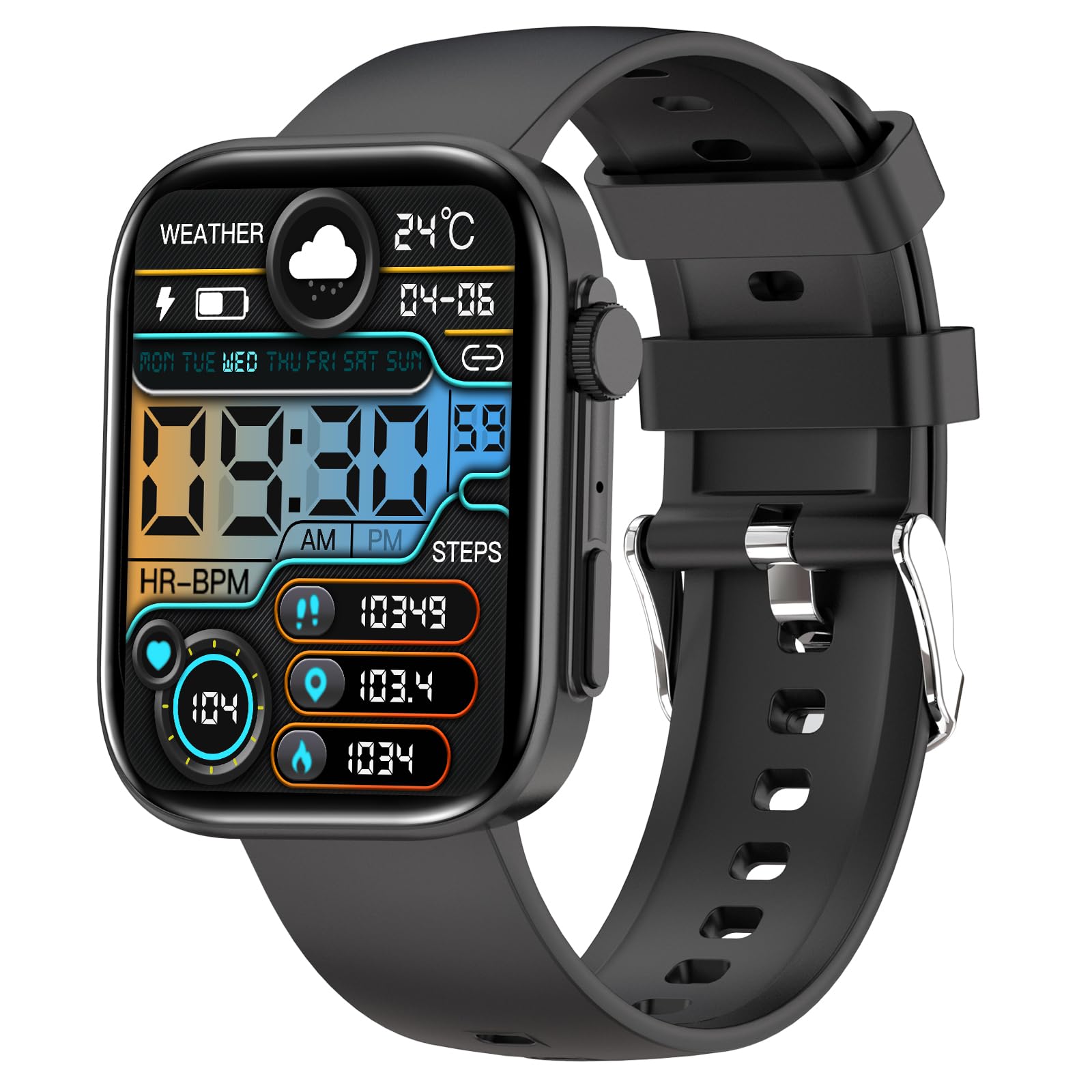BRIBEJAT Smart Watch for Women Make/Answer Call, HD Zinc Alloy Case Smartwatch, Waterproof Fitness Tracker Pedometer SpO2/Heart Rate/Sleep Monitor, Compatible with iPhone Android Phone