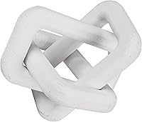 Vista 1 de Nudo de madera para decoración del hogar para sala de estar, decoración de eslabones de cadena de madera hecha a mano, decoración de mesa auxiliar