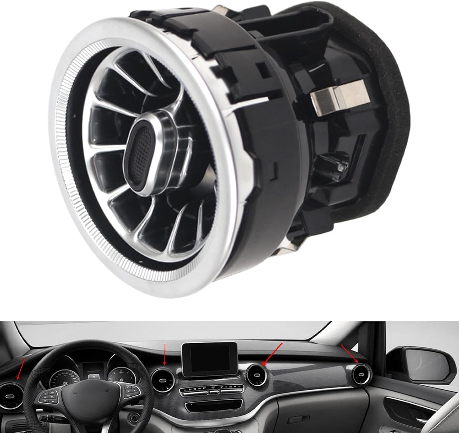 Dashboard Air Condition Vent Ventilation Grill A4478308502 Replaces Car Air Conditioning Outlet for V Class W447