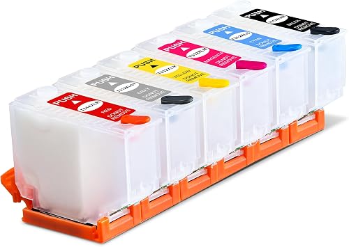Empty CISS System Refillable Ink Cartridge Kit -NO Chip - Compatible with XP-15000 XP-15010 XP-15080 - Without Chip - for Sublimation Printing