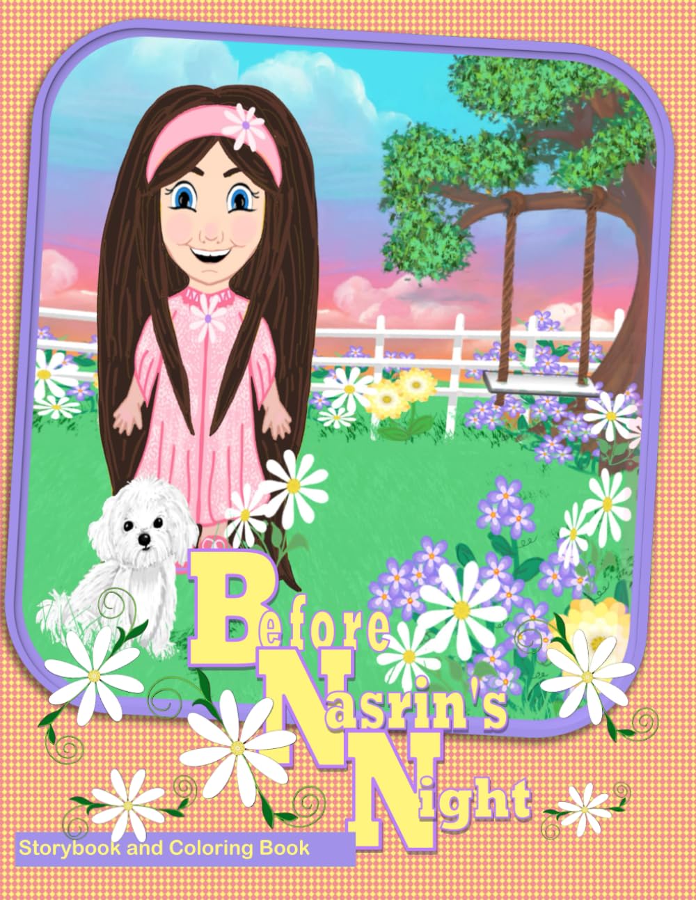 Before Nasrin's Night: Storybook-Coloring Book