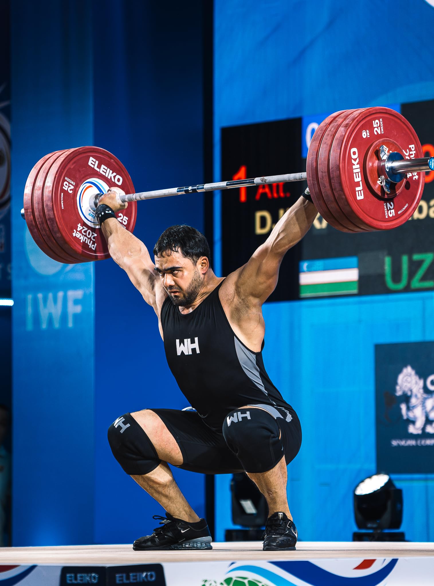 Weightlifting House Paire de genouillères en néoprène de 7 mm (XS)