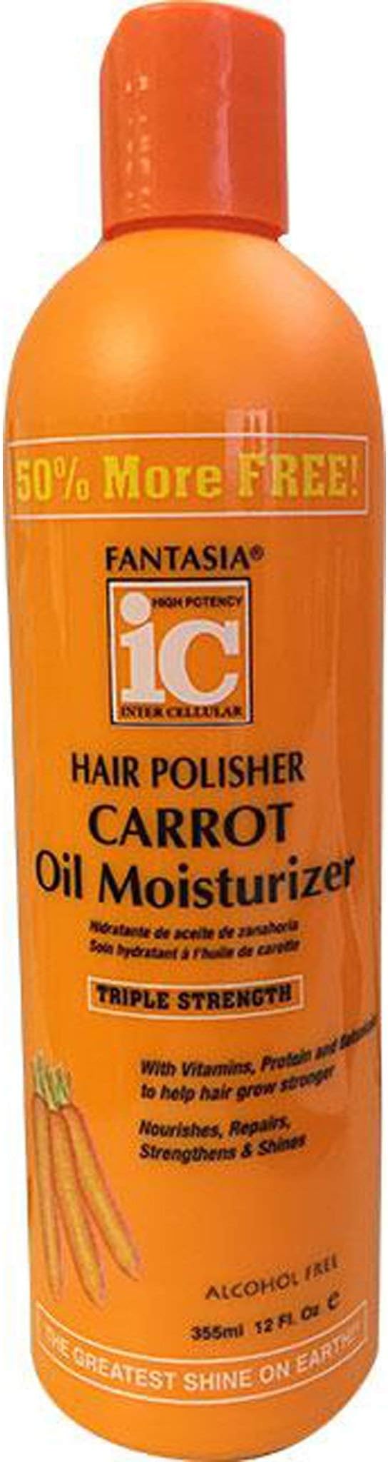 Hair Polisher Carrot Growth Oil Moisturizer, 12 Oz
