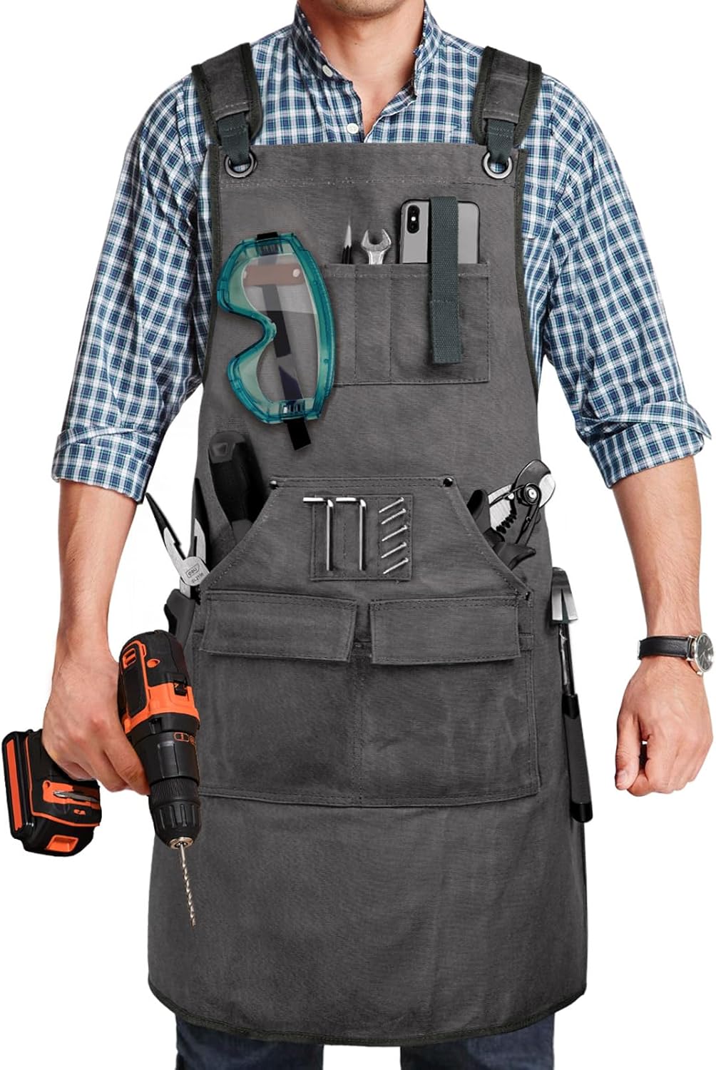 Woodworking Apron Bundle with Tool Backpack