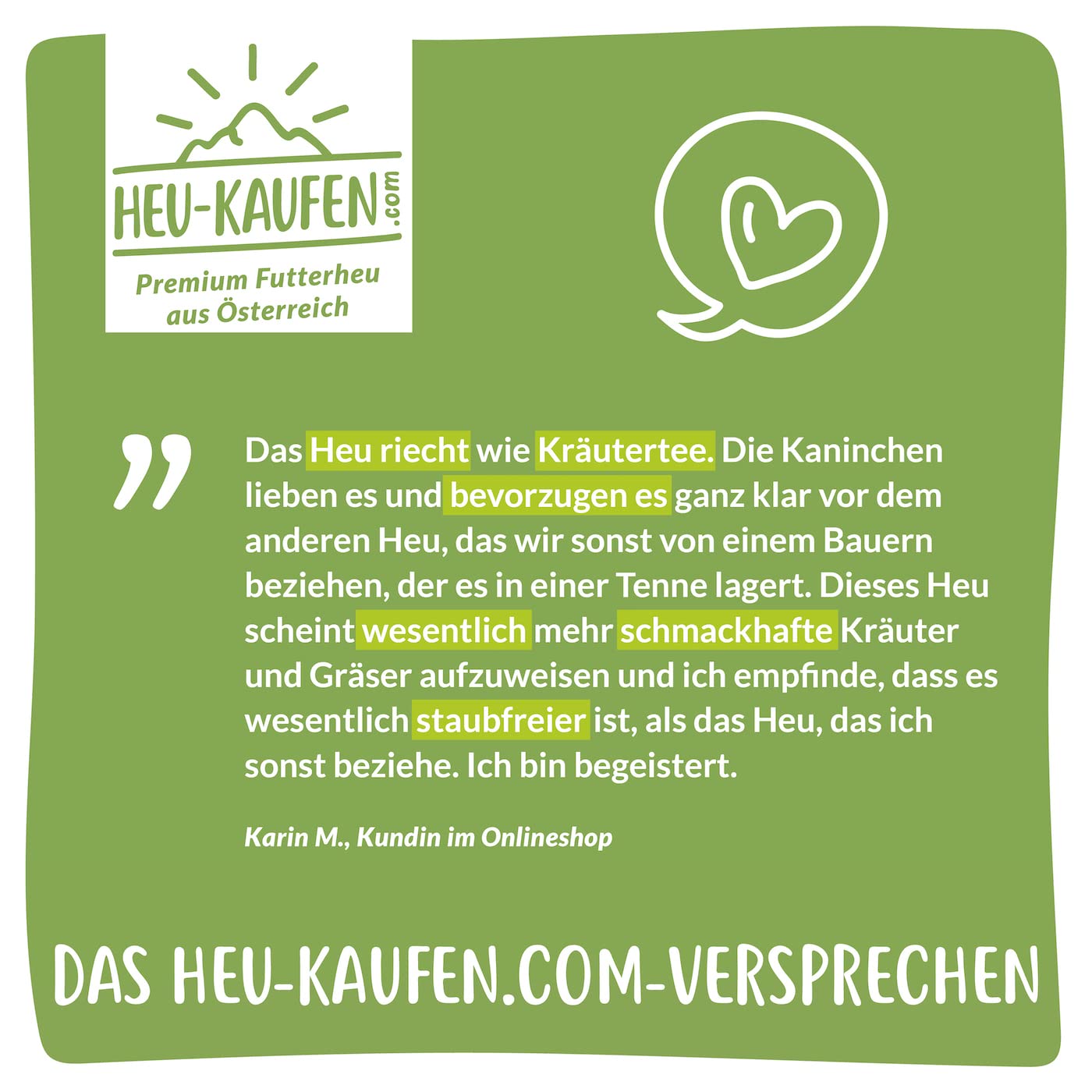 Premium Heu Bleib ma G´sund mit Kamille und Ringelblume (4X 500g) Frisches Bergwiesenheu für Kleintiere Kaninchen Hamster Streu Meerschweinchen Futter Nager Zwergkaninchen Hasen 2 Kilo