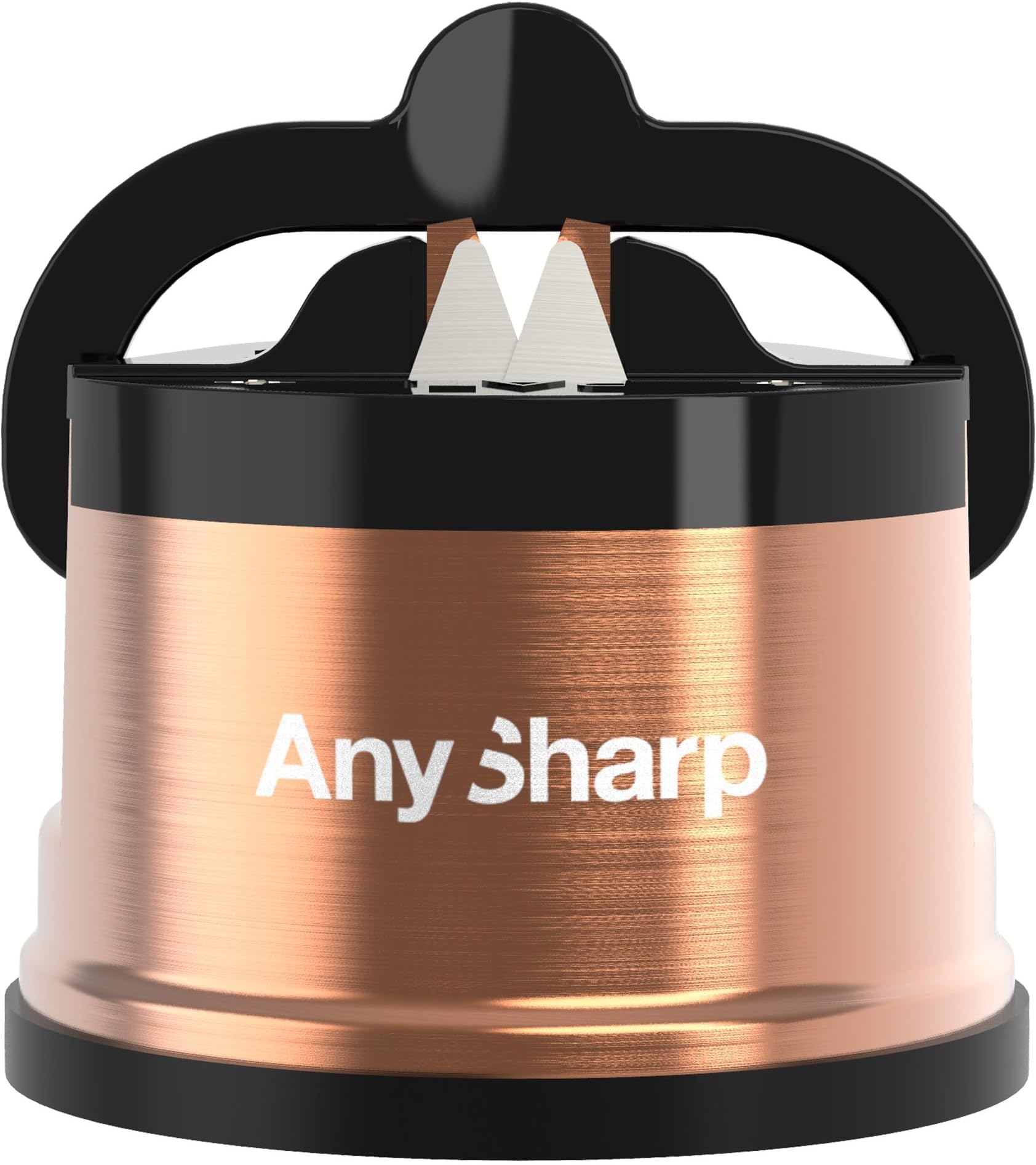 AnySharp Pro Metal Knife Sharpener with Suction, Copper