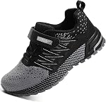 KUBUA Enfants Sneakers Légers Garçons Filles Chaussures de tennis , Respirant, Confortable, Non glissant, Facile à mettre, Courir, Marcher, Gym, École, Jeu quotidien, Tout-petit